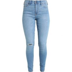 Hollister Co. Jeans Skinny Fit medium destroy. Niebieskie jeansy damskie marki Hollister Co., z elastanu. Za 249,00 zł.