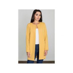 Płaszcz M551 Żółty. Żółte płaszcze damskie FIGL, xl, bez wzorów. Za 149,00 zł.
