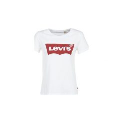 T-shirty z krótkim rękawem Levis THE PERFECT TEE. Białe t-shirty damskie Levi's®, l. Za 89,00 zł.