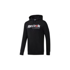 Bluzy Reebok Classic Bluza z kapturem Classics International Red Button Hoodie. Czarne bluzy męskie Reebok Classic, s, bez wzorów, z kapturem, bez rękawów, z kapturem. Za 269,00 zł.