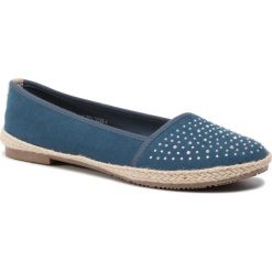 Espadryle JENNY FAIRY WYL1233S-4. Niebieskie espadryle damskie Jenny Fairy, bez wzorów, ze skóry ekologicznej, bez obcasa. W wyprzedaży za 29,99 zł.