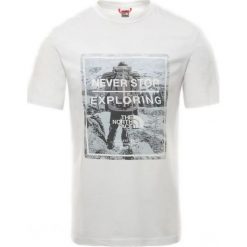 Koszulka The North Face Graphic T9493MLG5 - biały. Białe koszulki męskie The North Face, xs, bez wzorów, bez kołnierzyka, bez rękawów. Za 125,99 zł.