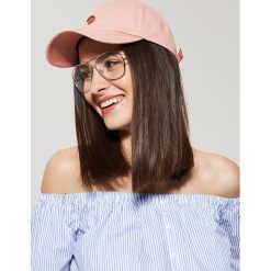 Czapka z daszkiem - Pomarańczo. Czerwone czapki damskie marki House. Za 29,99 zł.