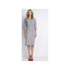 ELEGANCKA SUKIENKA, SUK131. Szare sukienki damskie koktajlowe marki Lanti, s, z poliesteru. Za 183,00 zł.