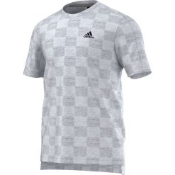Koszulki sportowe męskie: Adidas Koszulka męska adidas Check Tee biała r. XL (S94756)