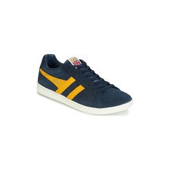 Buty Gola EQUIPE SUEDE. Niebieskie trampki męskie Gola, bez wzorów, bez zapięcia. Za 329,00 zł.