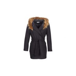 Płaszcze Betty London JORREY. Czarne płaszcze damskie Betty London, s, bez wzorów. Za 261,75 zł.