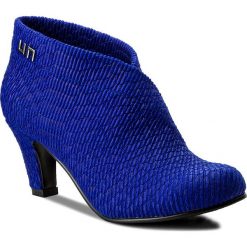 Botki UNITED NUDE - Fold Mid 1002706111 Cobalt. Niebieskie buty zimowe damskie marki United Nude, z materiału, na obcasie. W wyprzedaży za 449,00 zł.