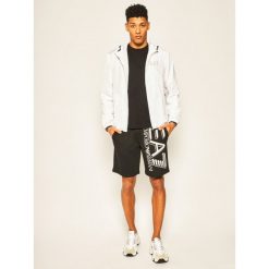 Szorty sportowe EA7 Emporio Armani 3HPS59 PJ05Z 1200. Czarne spodenki sportowe męskie EA7 Emporio Armani, xl, bez wzorów, z bawełny, sportowe. W wyprzedaży za 299,00 zł.