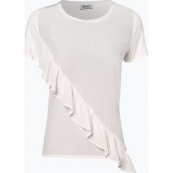 Liu Jo Collection - T-shirt damski z dodatkiem jedwabiu, beżowy. Brązowe t-shirty damskie Liu Jo Collection, m, bez wzorów, z jedwabiu, bez kołnierzyka. Za 399,95 zł.
