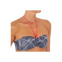 Góra kostiumu kąpielowego LAETI TRIBU damska. Czarne t-shirty damskie marki OLAIAN, bez wzorów, z elastanu, bez rękawów. Za 49,99 zł.