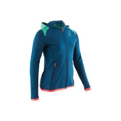 Bluza S900. Niebieskie bluzy dziewczęce rozpinane DOMYOS. Za 74,99 zł.
