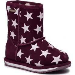 Buty EMU AUSTRALIA - Starry Night Brumby K12166 Plum. Fioletowe śniegowce dziewczęce EMU Australia, bez zapięcia. W wyprzedaży za 229,00 zł.