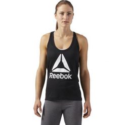 KOSZULKA BEZ RĘKAWÓW WORKOUT READY SUPREMIUM 2.0 (XXS). Bluzki sportowe damskie Reebok, s, bez wzorów, z dzianiny, bez kołnierzyka, bez rękawów, bez kaptura, do biegania. W wyprzedaży za 69,99 zł.