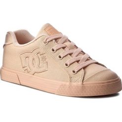 Tenisówki DC - Chelsea Tx 303226 Peach Cream (PCR). Różowe półbuty damskie DC, bez wzorów, z gumy, bez zapięcia. W wyprzedaży za 129,00 zł.