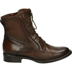 Botki - 277008FY P MO. Brązowe botki damskie skórzane marki Venezia. Za 399,00 zł.