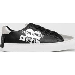 Big Star - Buty. Czarne buty sportowe damskie BIG STAR, bez wzorów, z gumy, sportowe. W wyprzedaży za 79,90 zł.