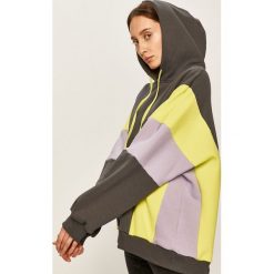 Answear - Bluza. Szare bluzy damskie ANSWEAR, s, bez wzorów, z bawełny, bez rękawów, z kapturem. W wyprzedaży za 129,90 zł.