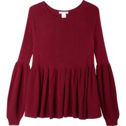 Kardigany damskie: Sweter z cienkiej dzianiny z okrągłym dekoltem