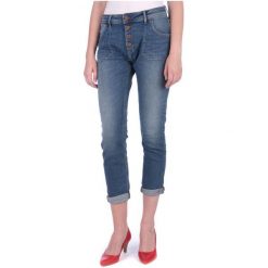 Mustang Jeansy Damskie Tapered 30/32 Niebieski. Niebieskie jeansy damskie Mustang, z jeansu. W wyprzedaży za 241,00 zł.