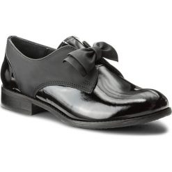 Oxfordy SERGIO BARDI - Fenegro SS127332118RB 601. Czarne jazzówki damskie marki Sergio Bardi, z lakierowanej skóry, na płaskiej podeszwie. W wyprzedaży za 209,00 zł.