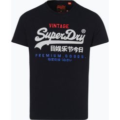 Superdry - T-shirt męski, niebieski. Niebieskie t-shirty męskie marki Superdry, m, z nadrukiem, bez kołnierzyka. Za 149,95 zł.