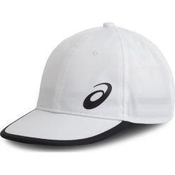 Czapka z daszkiem ASICS - Performance Cap 3043A003 Brilliant White/Performance Black 100. Białe czapki damskie Asics, bez wzorów, z poliesteru. Za 99,00 zł.