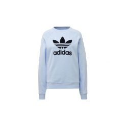 Bluzy adidas Bluza. Niebieskie bluzy damskie Adidas, bez wzorów, bez rękawów, bez kaptura. Za 188,30 zł.