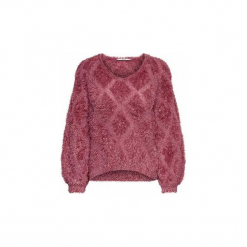 Swetry Only JERSEY onlMALIA 7/8 PULLOVERKNT. Różowe bez kategorii marki ONLY, xs, z jersey. Za 175,89 zł.