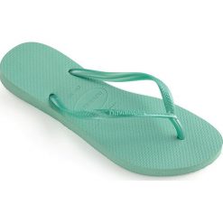 Havaianas - Japonki. Zielone klapki damskie Havaianas, bez wzorów, z materiału, bez obcasa, na obcasie. Za 119,90 zł.
