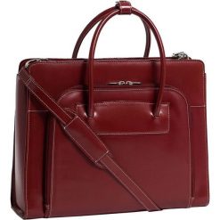 Skórzana teczka damska Mcklein Lake Forest 94336 na laptopa 15,4" czerwona - 350czerwony. Czerwone aktówki damskie Mcklein, w paski, ze skóry, eleganckie, duże, bez dodatków. Za 783,02 zł.