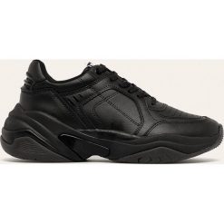 Tamaris - Buty. Czarne buty sportowe damskie Tamaris, bez wzorów, ze skóry, sportowe. Za 329,90 zł.