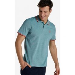 Tom Tailor Polo Koszulka Niebieski Zielony. Niebieskie podkoszulki męskie Tom Tailor, xl, bez wzorów, z bawełny, bez rękawów. Za 140,95 zł.