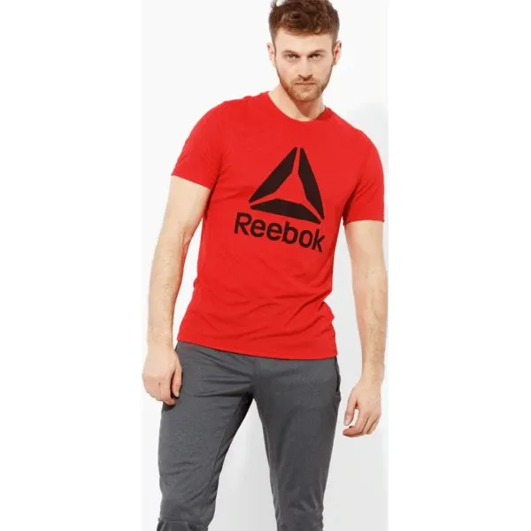 Reebok Koszulka Ss Wor Sup 2.0 Tee Bl , czerwony, rozmiar L. Czerwone koszulki męskie Reebok, m, bez wzorów, z poliesteru, bez kołnierzyka, bez rękawów. W wyprzedaży za 69,99 zł.