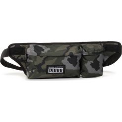 Saszetka nerka PUMA - Academy Multi Waist Bag 077303 04 Forest Night/Camo Aop. Zielone torby męskie skórzane Puma, bez wzorów, z materiału, młodzieżowe. Za 89,99 zł.