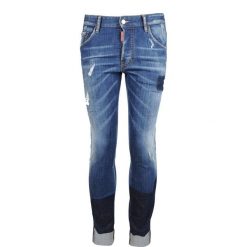 Dsquared Jeansy "Skater". Czerwone jeansy męskie Dsquared2, bez wzorów. Za 1299,00 zł.