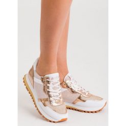 SNEAKERSY Liu Jo. Różowe sneakersy damskie Liu Jo, ze skóry ekologicznej. Za 519,00 zł.