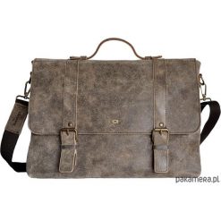 Teczka torba na ramię JAZZY RISK 165 brąz. Szare torby męskie skórzane marki Pakamera, bez wzorów, ze skóry, na ramię. Za 460,00 zł.