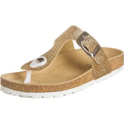 Buty dziecięce: Japonki w kolorze złotym