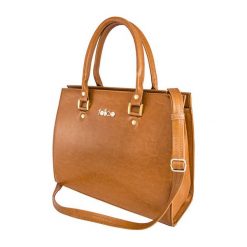 SKÓRZANA TORBA DO RĘKI FELICE GOLD GATTO BRĄZ MELANIE. Niebieskie torby na laptopa marki FeliceGold, w paski, z bawełny. Za 399,00 zł.