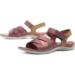 MERRELL DISTRICT MAYA BACKSTRAP > J97254. Sandały damskie Merrell, bez wzorów, ze skóry, street, bez obcasa, bez zapięcia. W wyprzedaży za 199,99 zł.