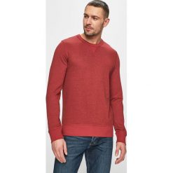 Selected - Bluza. Czerwone bluzy męskie marki Selected, s, bez wzorów, z bawełny, z okrągłym kołnierzem, bez rękawów, bez kaptura. Za 169,90 zł.