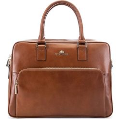 Torba na laptopa. Żółte torby na laptopa Wittchen, w paski, ze skóry. W wyprzedaży za 499,90 zł.