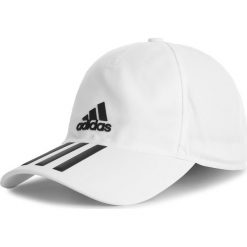 Czapka z daszkiem adidas - C40 6p 3s Clmlt DT8544 White/Black. Białe czapki damskie Adidas, bez wzorów, z elastanu. Za 79,95 zł.
