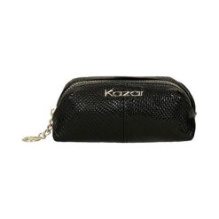 Torebki klasyczne damskie: Skórzana torebka w kolorze czarnym – (S)15 x (W)6,5 x (G)7 cm