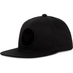 Czapka z daszkiem EMPORIO ARMANI - 627535 9A557 00020 Black. Czarne czapki męskie Emporio Armani, bez wzorów, z bawełny. W wyprzedaży za 299,00 zł.