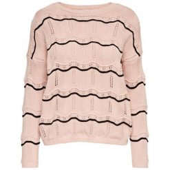 ONLY Damski sweter Cactus L / S Stripe Pullover Knt Rose Dym Black Stripe W. (rozmiar S). Czerwone swetry damskie ONLY, s, bez wzorów, bez rękawów, bez kaptura. W wyprzedaży za 111,00 zł.