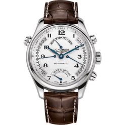 RABAT LONGINES MASTER COLLECTION STRAP XL L2.715.4.78.5. Szare zegarki męskie LONGINES, ze stali. W wyprzedaży za 11380,00 zł.