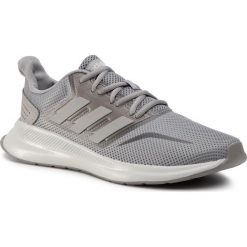 Buty adidas - Runfalcon EG8604 Dove Grey/Grey Two. Szare buty sportowe męskie Adidas, ze skóry ekologicznej, bez zapięcia, do biegania. W wyprzedaży za 139,00 zł.
