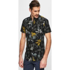 Produkt by Jack & Jones - Koszula. Szare koszule męskie PRODUKT by Jack & Jones, xl, w kwiaty, z bawełny, casualowe, button down, z krótkim rękawem. W wyprzedaży za 49,90 zł.